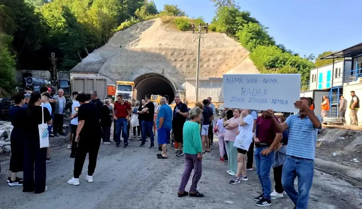 Nemila: Stanovnici Stare Stanice zaustavili radove na Koridoru Vc zbog nestanka izvora pitke vode