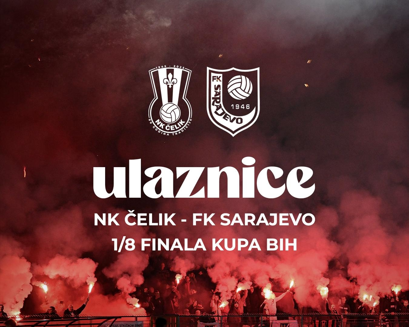 NK Čelik krenuo s prodajom ulaznica za duel sa Sarajevom: Veliko interesovanje navijača