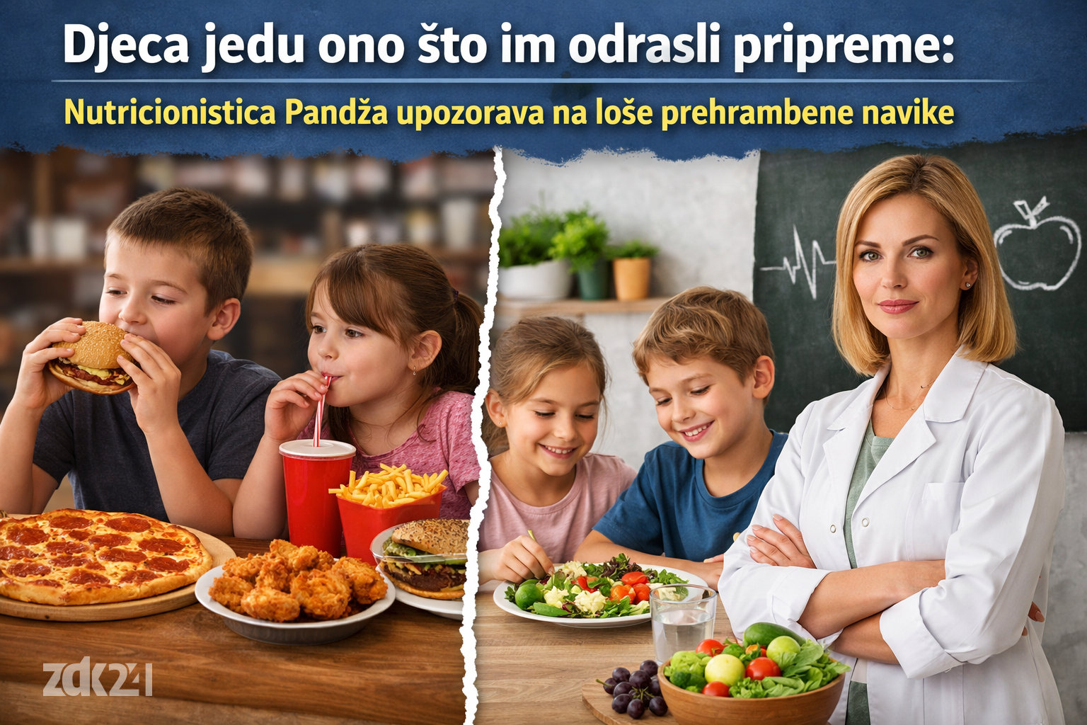 Djeca jedu ono što im odrasli pripreme: Nutricionistica Pandža upozorava na loše prehrambene navike