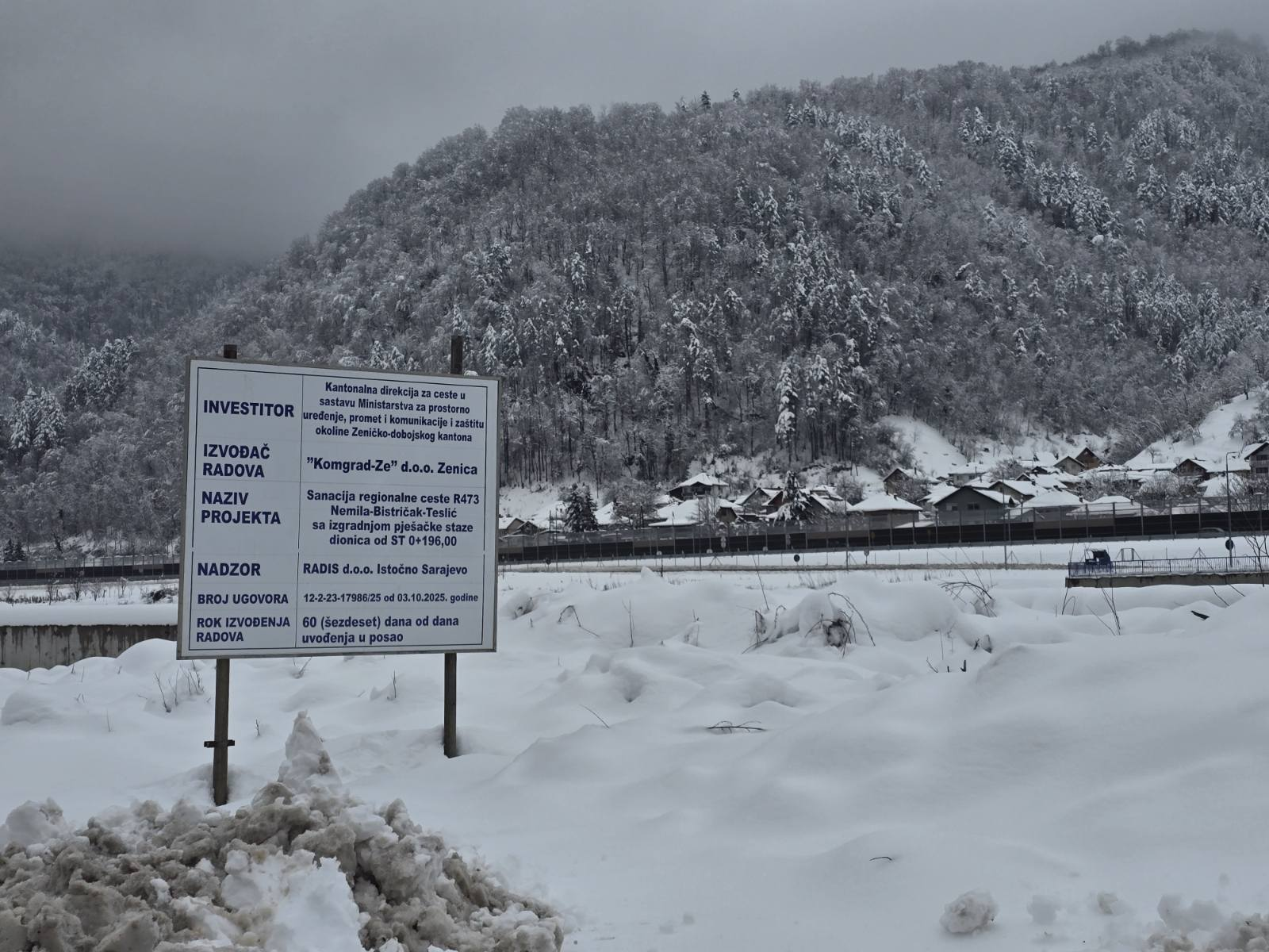 Regionalna cesta Nemila – Bistričak ulazi u novu fazu modernizacije, osigurano 400.000 KM