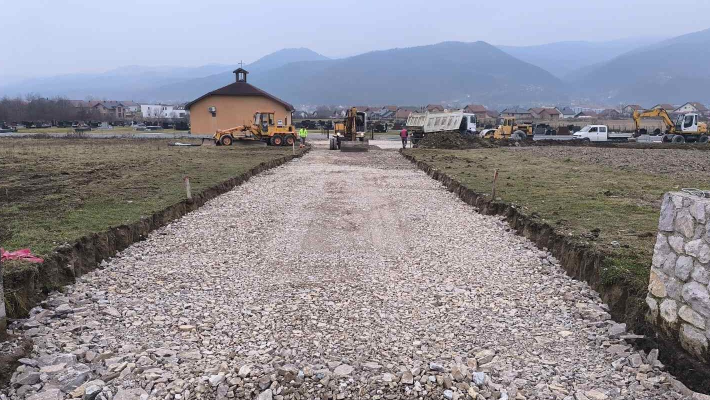 Nastavak radova na rekonstrukciji ceste Ulica hrvatskih branitelja – Poslovni centar XP Žepče