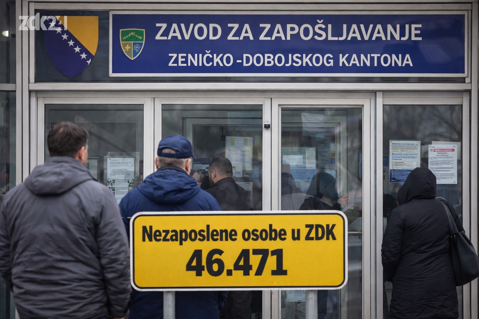 Minimalne promjene u ZDK: Nezaposlenost na gotovo istom nivou kao prošle godine
