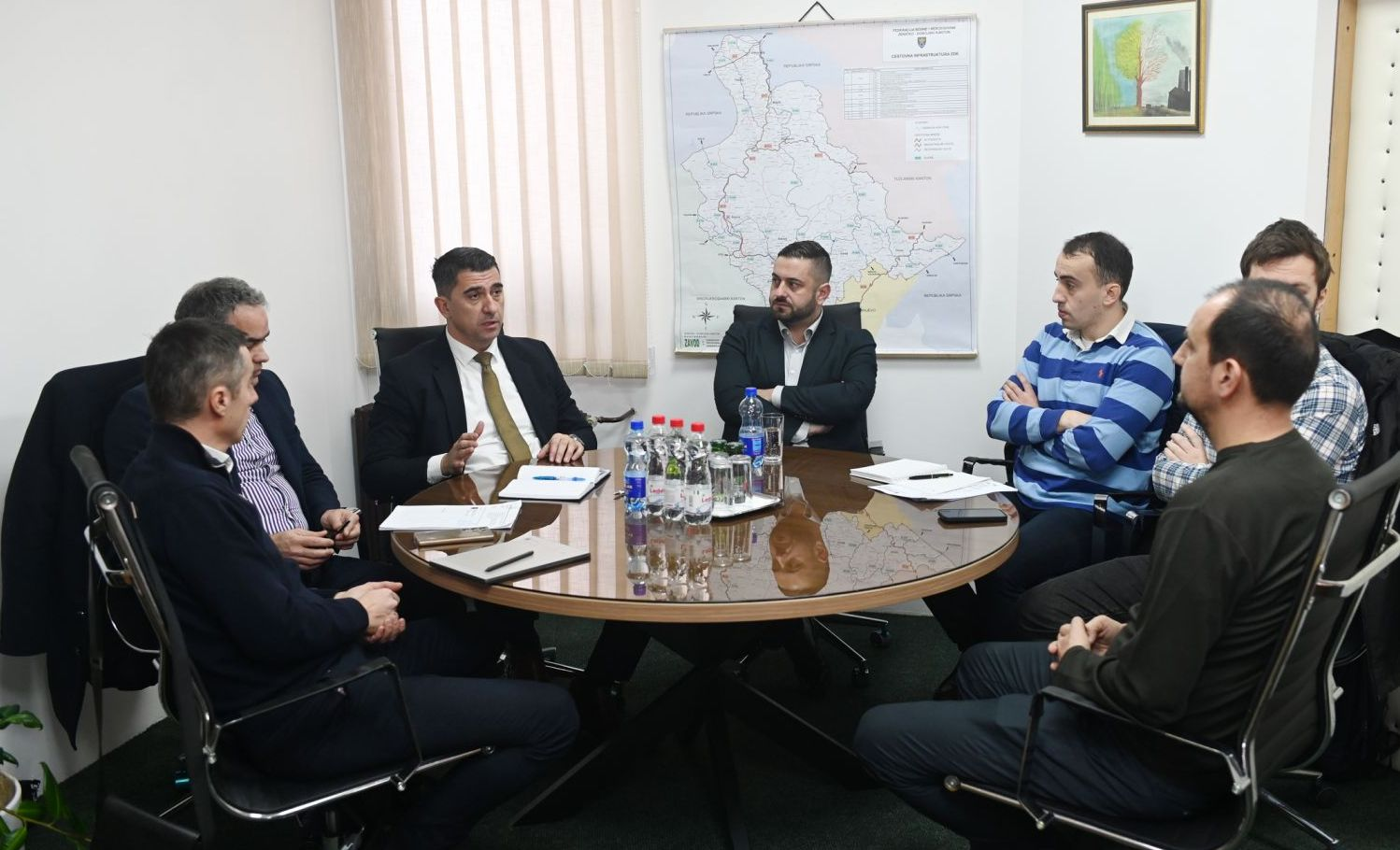 Ministar Šabani organizovao sastanak: Čengizu i JP „ACFBiH“ do 1.februara rok za rješenje problema klizišta u Mladoševici – Novi Šeher