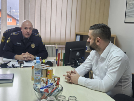 Načelnik Maglaja Maid Suljaković upriličio je zvaničnu posjetu novoimenovanom komandiru Amelu Bašiću