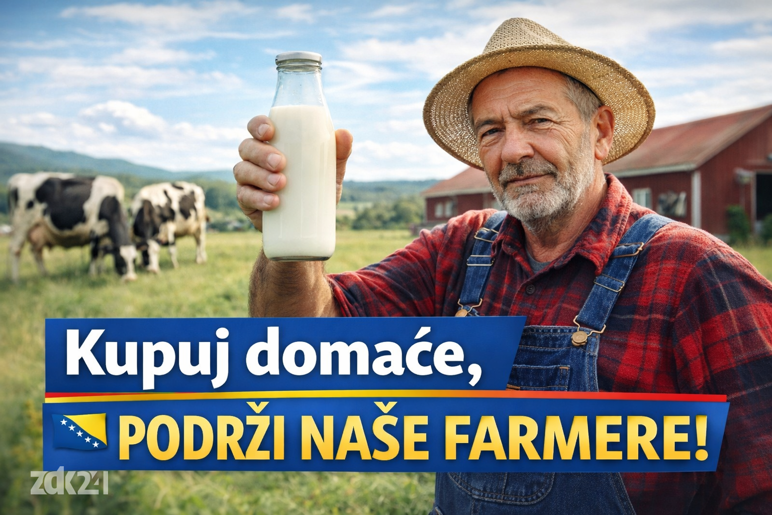Domaće mlijeko pred izazovom: Poljoprivrednici u FBiH traže zaštitu domaće proizvodnje