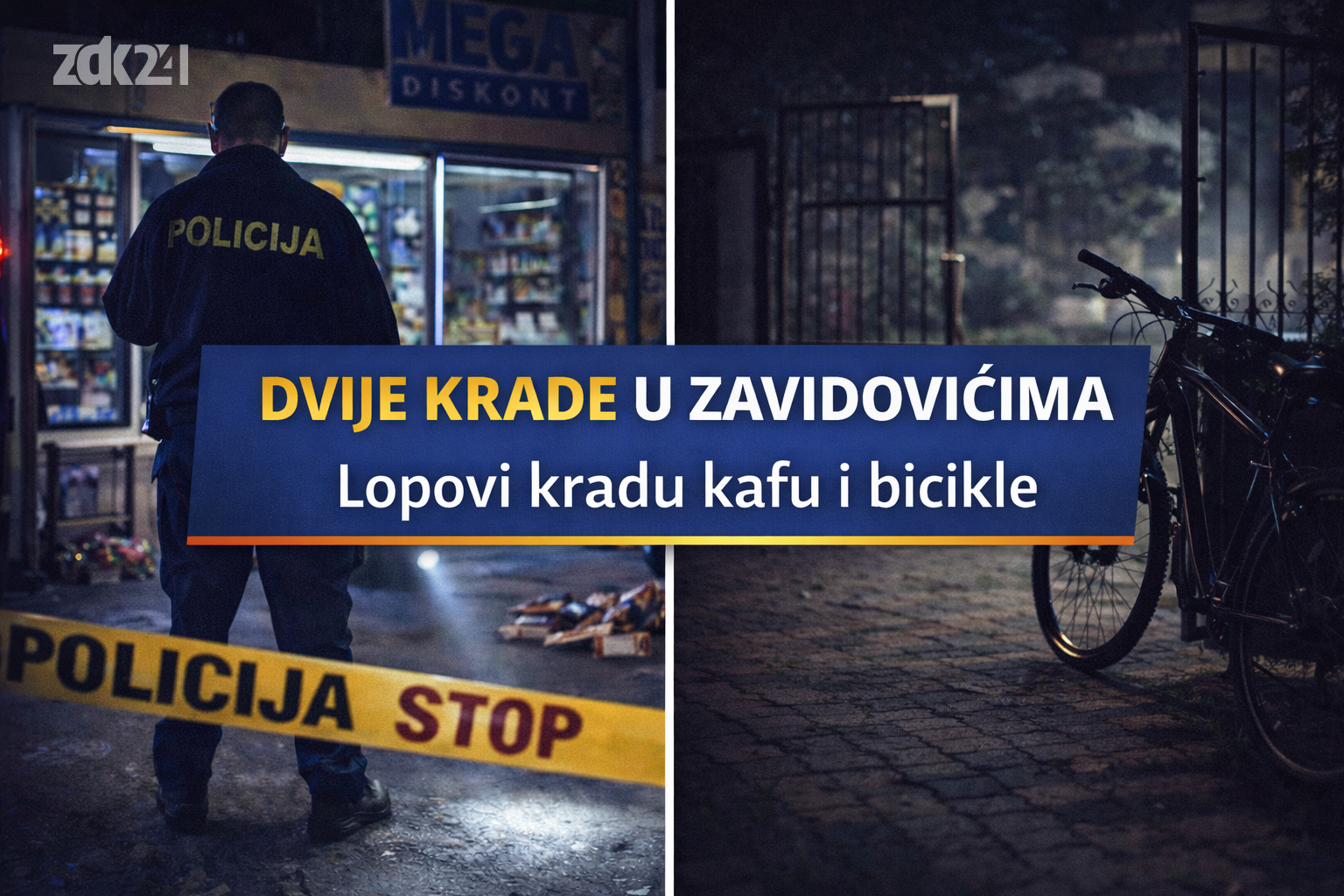 Krađe u Zavidovićima se nastavljaju: Meta prodavnica i privatno dvorište