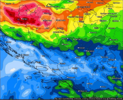 Od kiše do snijega: Nestabilno vrijeme i narednih dana