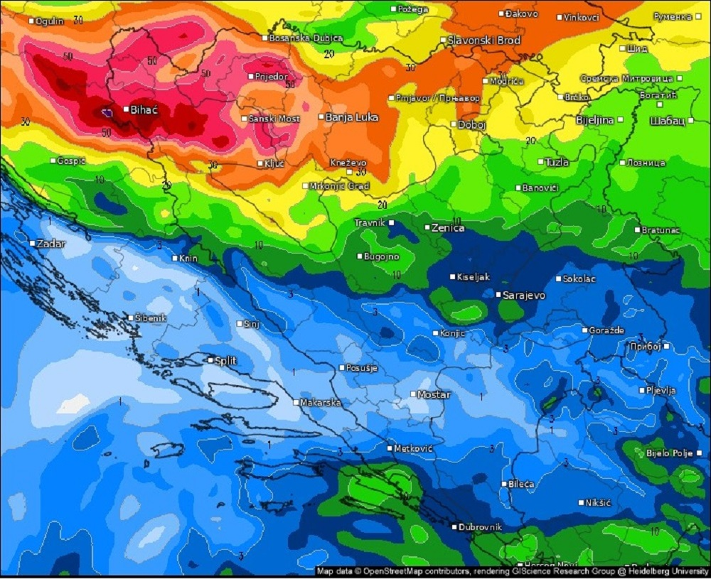 Od kiše do snijega: Nestabilno vrijeme i narednih dana
