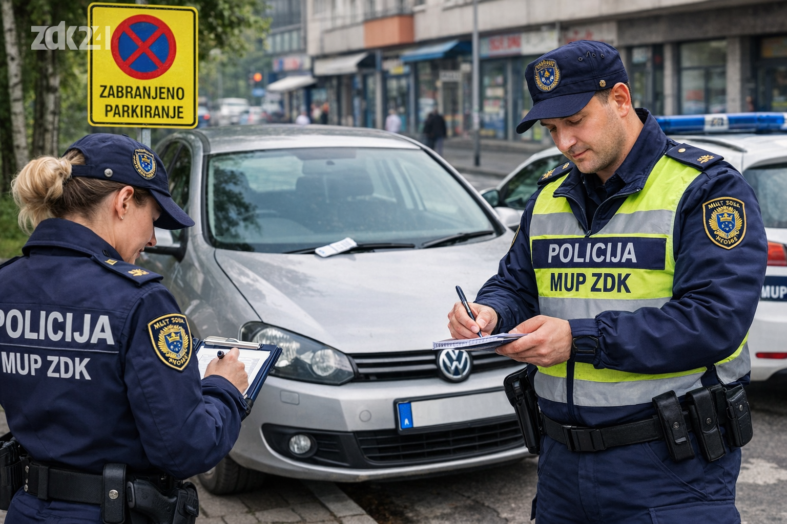 Na području ZDK sankcionisano 647 vozača zbog nedozvoljenog parkiranja