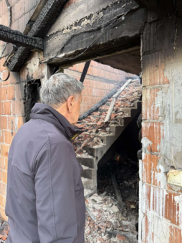 Požar uništio dom u Zenici: Kasumović obišao porodicu i najavio hitnu pomoć