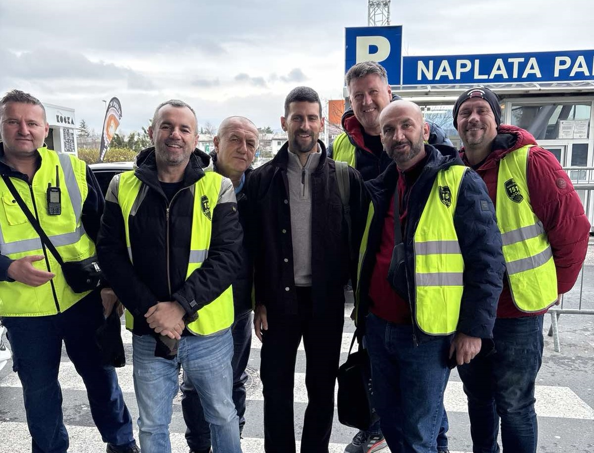 Đoković stigao u BiH, pratiće utakmicu sa Italijom u Zenici