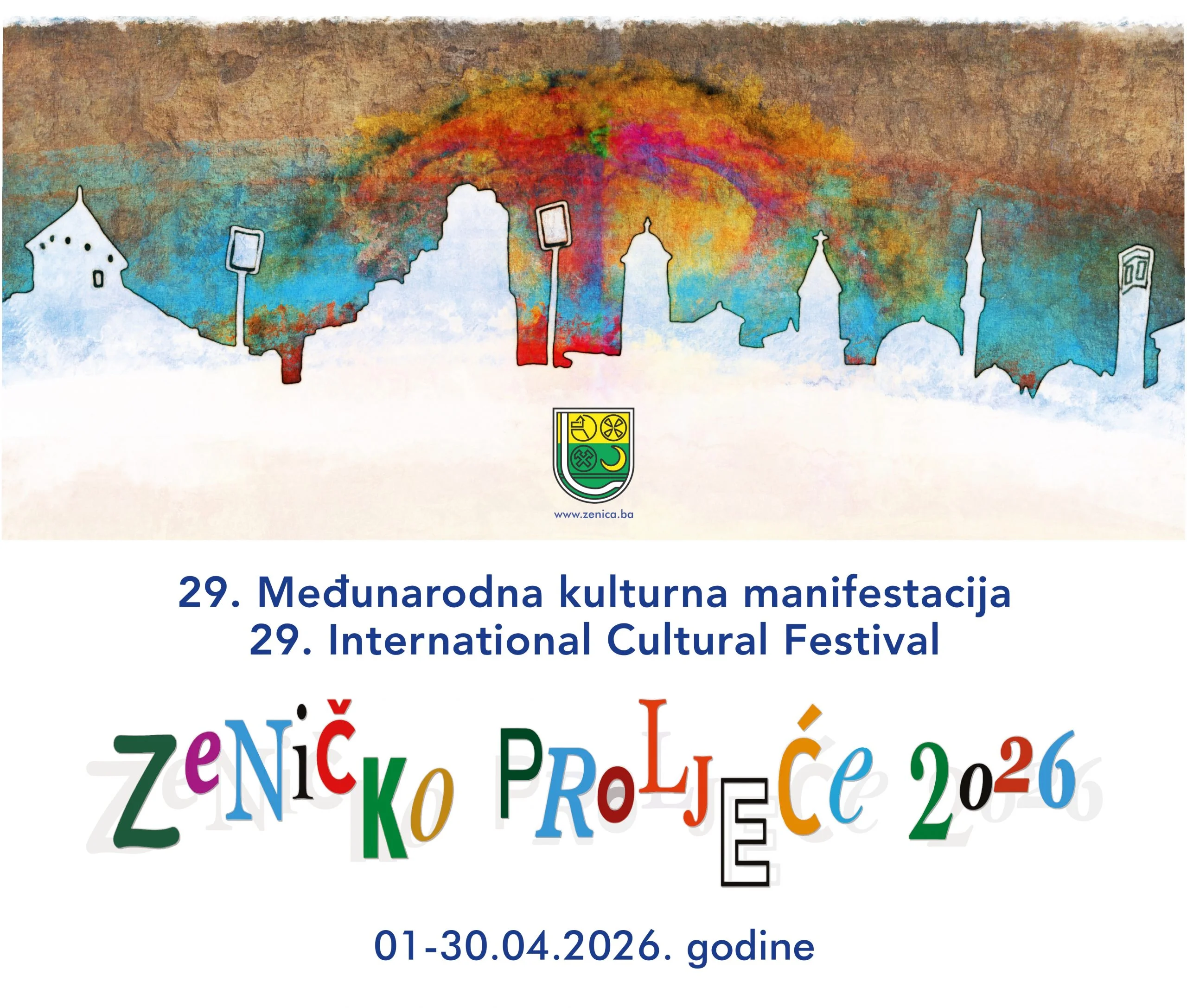 Večeras u Zenici zvanično počinje 29. Međunarodna kulturna manifestacija „Zeničko proljeće 2026“