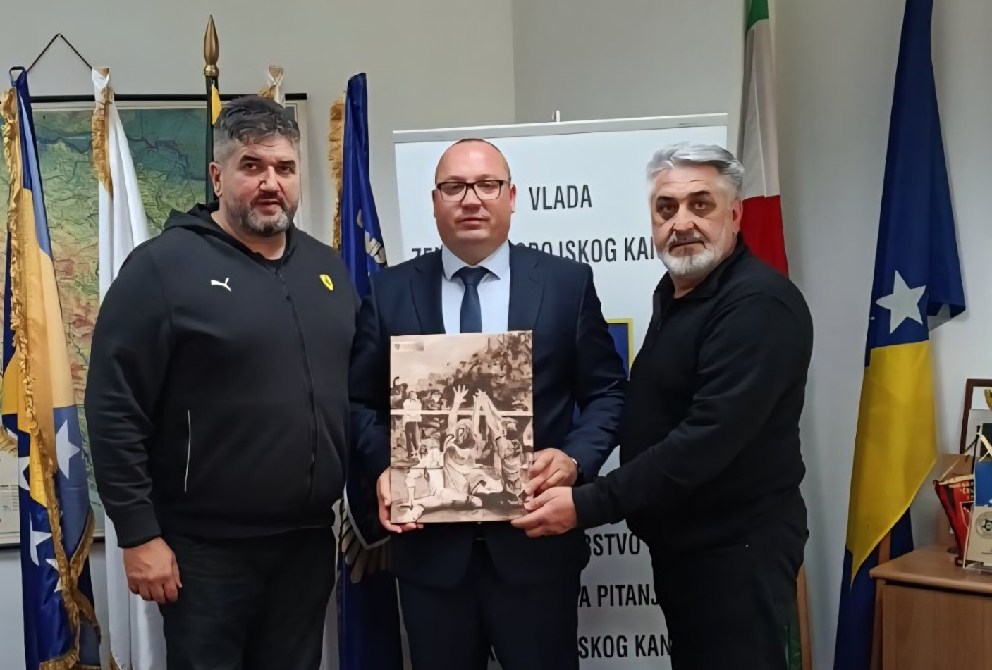 Ministar Sirovica upriličio prijem za predstavnike reprezentacije BiH u sjedećoj odbojci